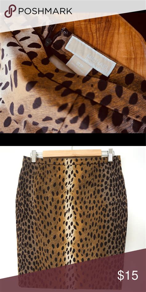 michael kors leopard skirt|michael kors skirts sale.